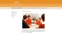 Desktop Screenshot of praxis-weise.de